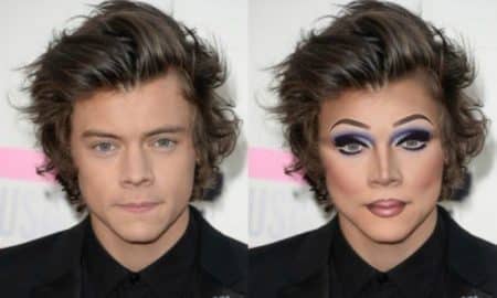 Harry Styles as a drag queen..