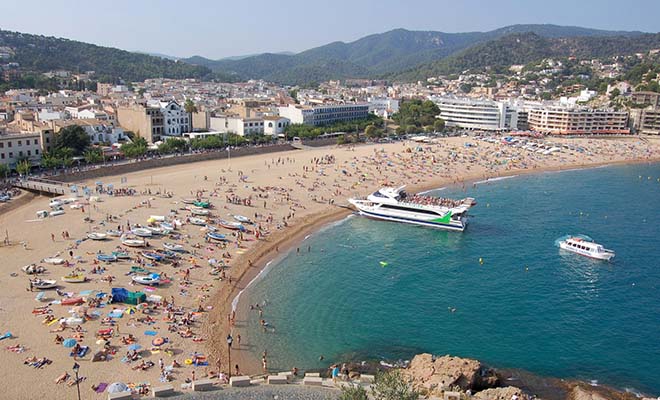 Playa De Las Balmins, Sitges, Spain