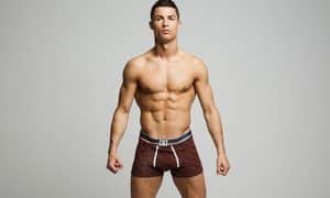 A photo of Cristiano Ronaldo in his underwear.