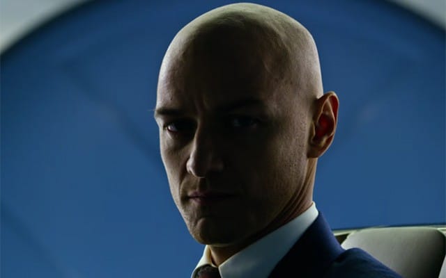 This is a photo of James McAvoy as Professor X.