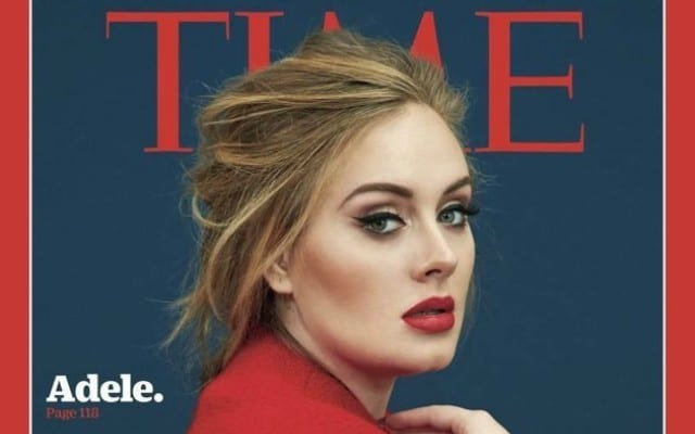This is the Adele cover for 'Time Magazine.'