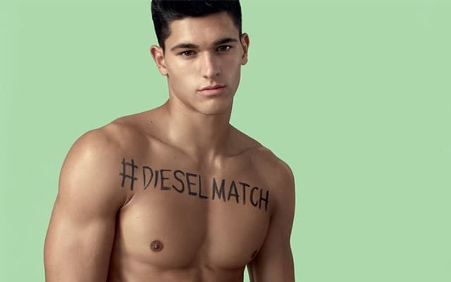 This is a photo from Diesel’s new advertising campaign.