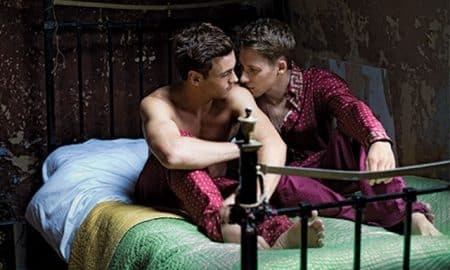 This is a photo of Tom Daley and Dustin Lance Black for ‘Out Magazine’.