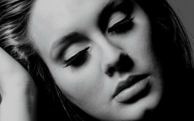This is a photo of Adele from her album.
