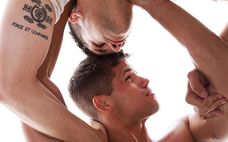 Charlie and Max Carver get sweaty