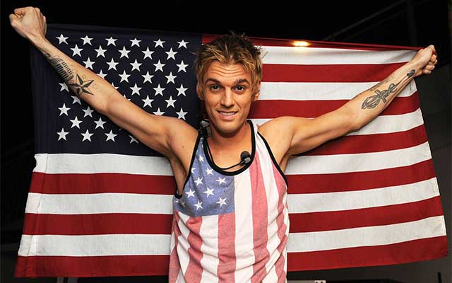 This is a photo of Aaron Carter from his 'GQ' interview.