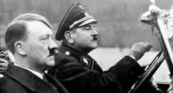 This is a photo of Adolph Hitler.
