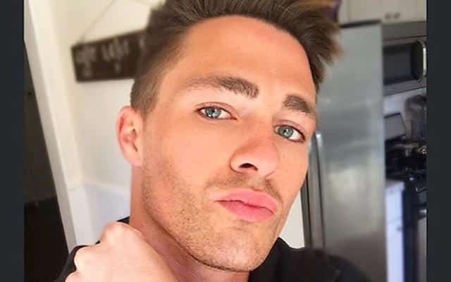 This is a photo of openly gay actor Colton Haynes.