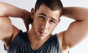 This is a photo of Nick Jonas from 'OUT Magazine'.
