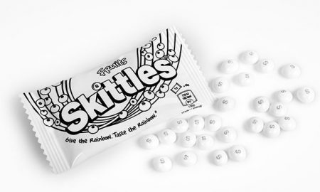 A pack of Skittles Give the Rainbow for Pride.
