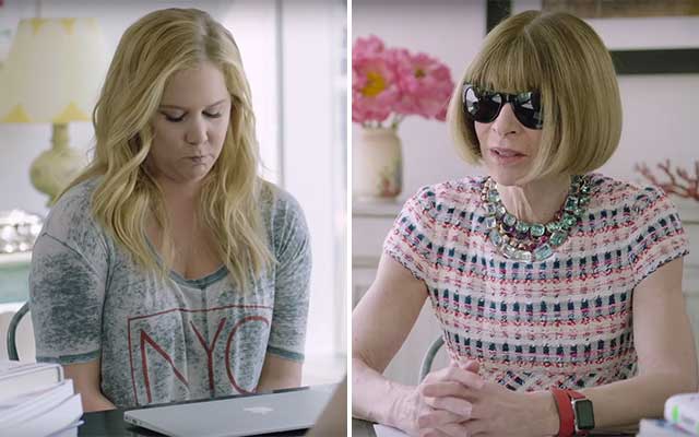 Amy Schumer and Anna Wintour Swap Lives