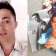 Colton Haynes shows off NSYNC collection.