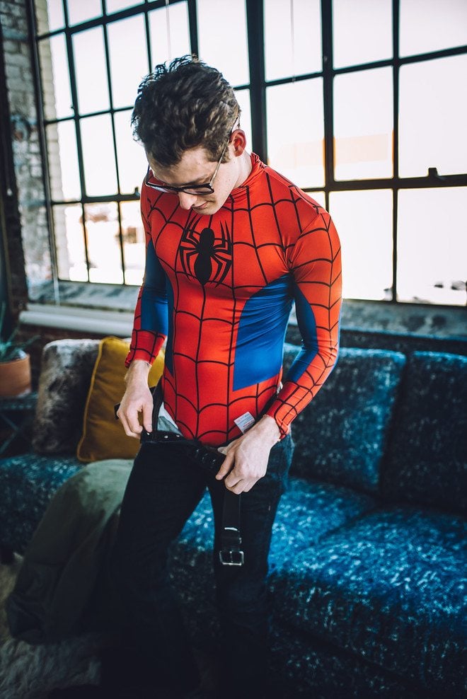 Spider-Man Taking Clothes Off