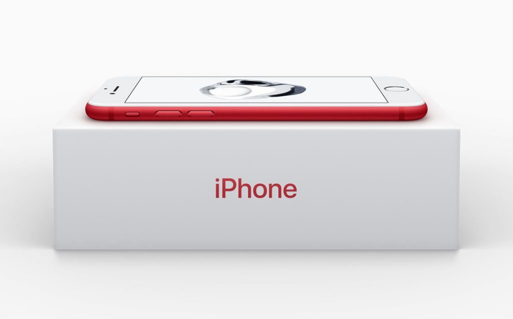 PRODUCT(RED) red iPhone