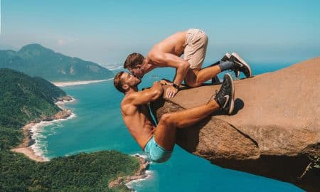 Gay Kiss at Pedra do Telégrafo