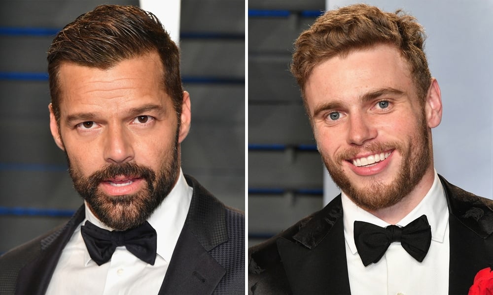 Ricky Martin and Gus Kenworthy