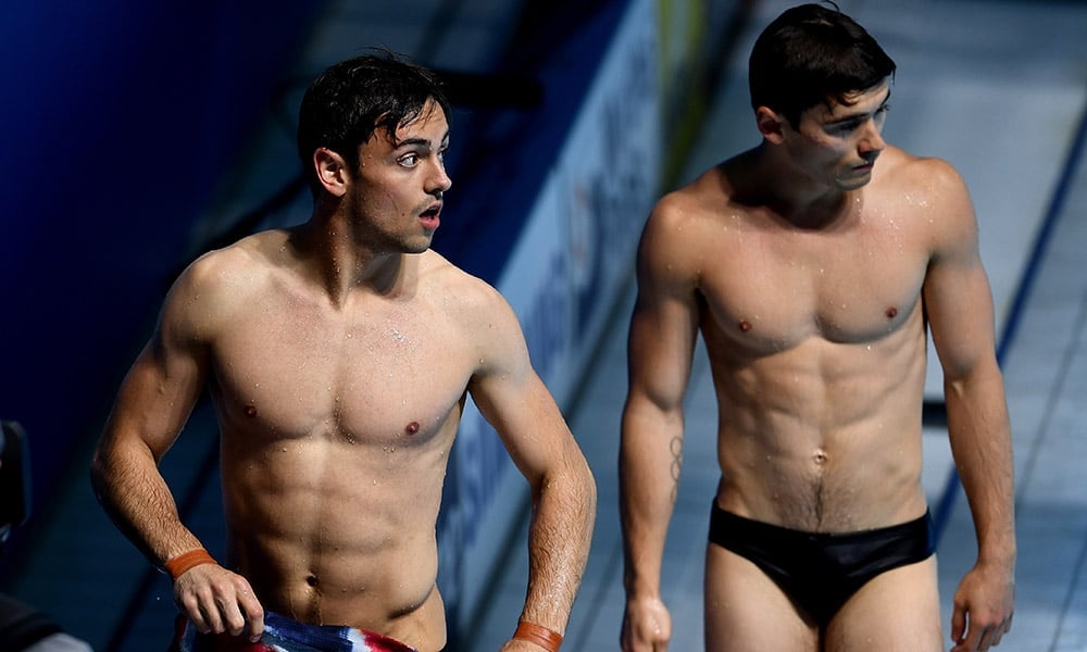 Tom Daley and Daniel Goodfellow