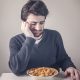 Depressed man not eating