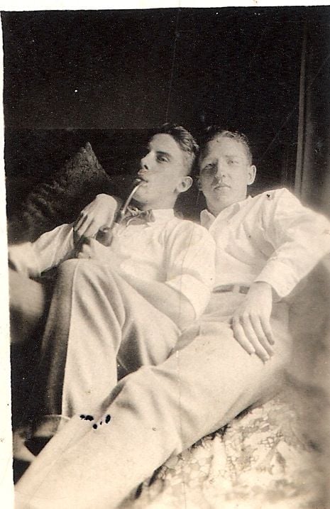 vintage gay men in love portraits