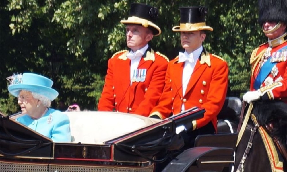 Queen Elizabeth's openly gay royal footman, Ollie Roberts.
