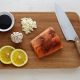Salmon on a plate