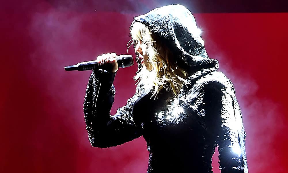 Taylor Swift performs onstage during opening night of her 2018 Reputation Stadium Tour