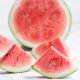 Sliced watermelon