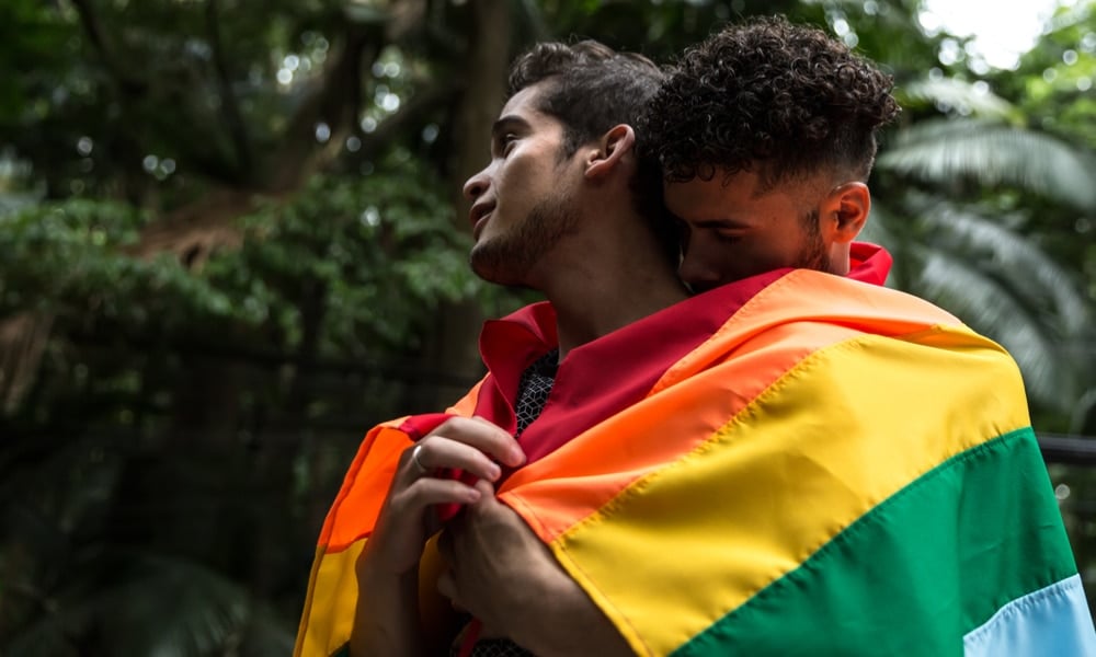 LGBT couple in Colombia