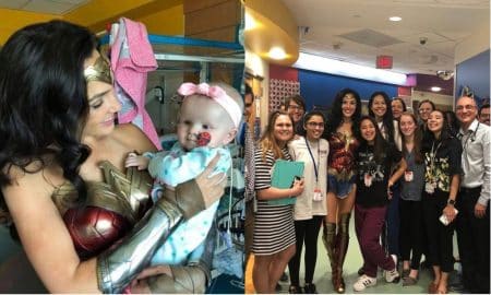 Gal Gadot Visits Children's Hospital as Wonder Woman