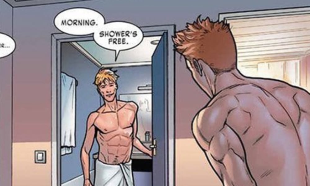 Iceman's First Gay One-Night-Stand Is With Hottie Pyro. 
