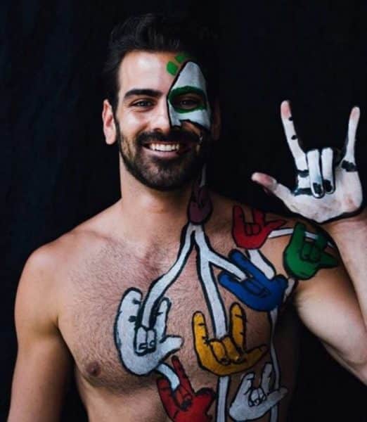Nyle DiMarco on the cover of Gay Times cover