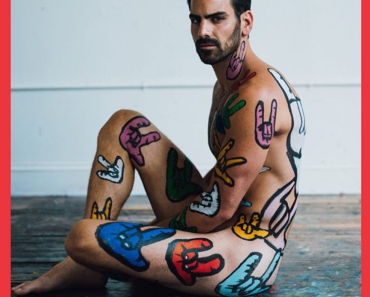 Nyle DiMarco on the cover of Gay Times cover