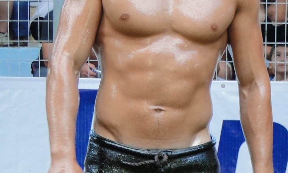Oil wrestling is the hottest sport in Turkey. 