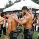 Oil wrestling is the hottest sport in Turkey. 