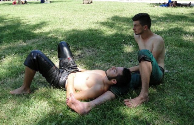 Oil wrestling is the hottest sport in Turkey. 