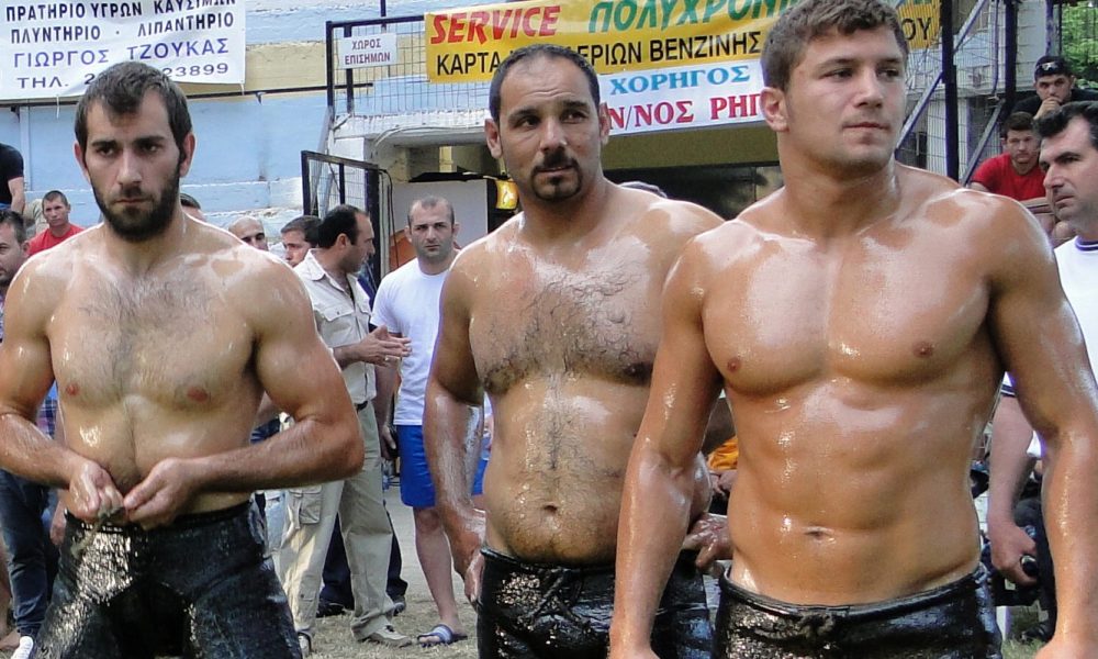 Oil wrestling is the hottest sport in Turkey. 
