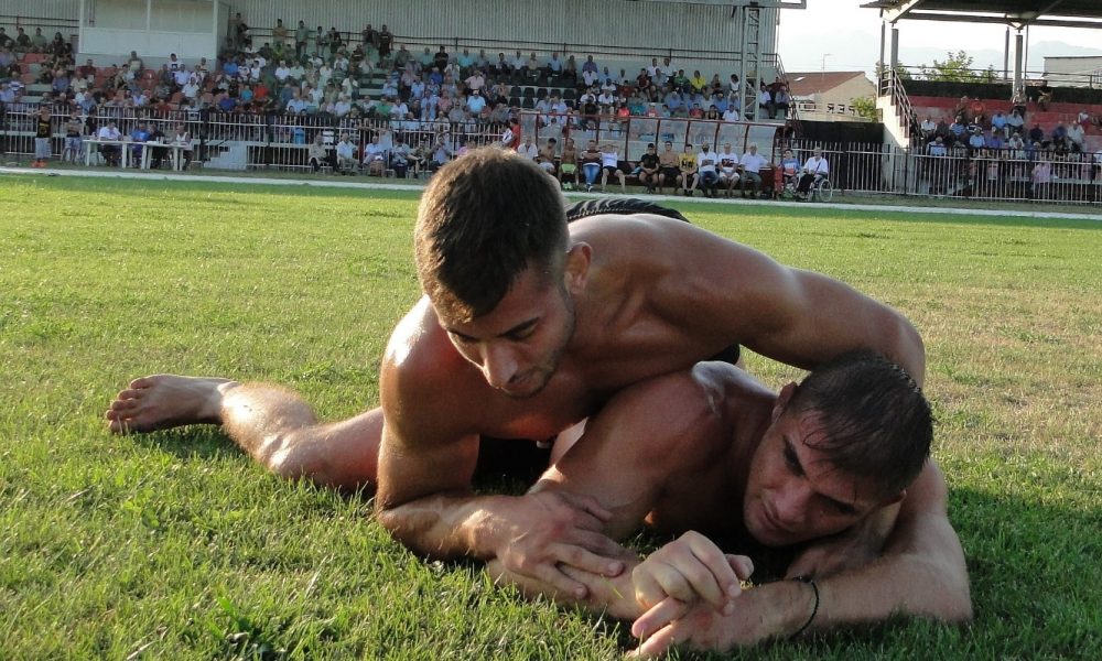 Oil wrestling is the hottest sport in Turkey. 