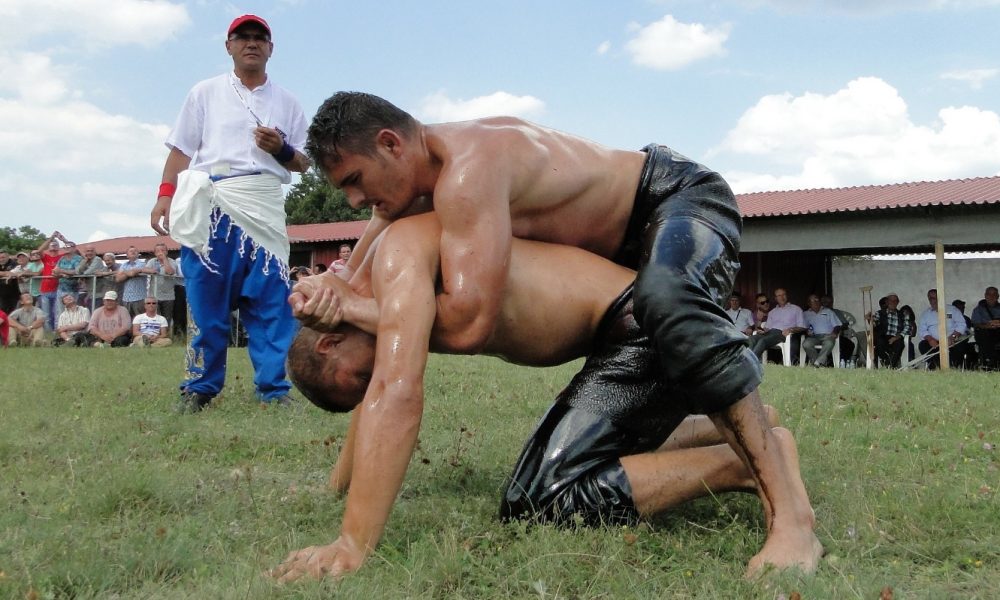 Oil wrestling is the hottest sport in Turkey. 