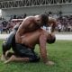 Oil wrestling is the hottest sport in Turkey. 