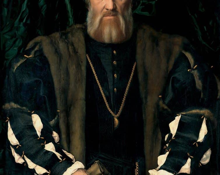 A highly virile Hans Holbein sitter.