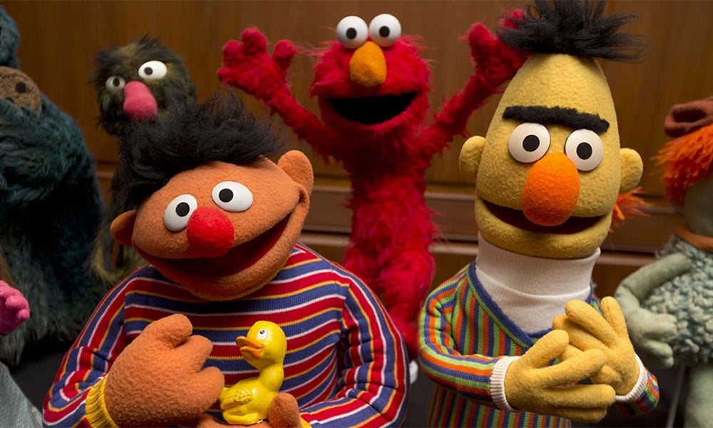 A photo of Bert and Ernie from 'Sesame Street'