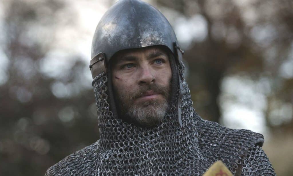 Chris Pine in 'Outlaw King'