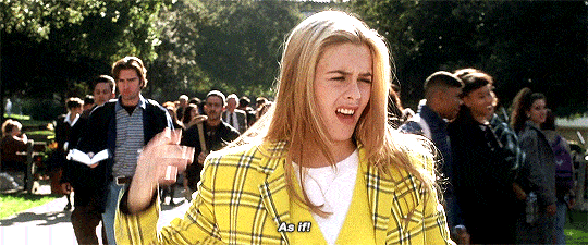 This is a GIF from the film 'Clueless'