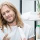 Man with long hair