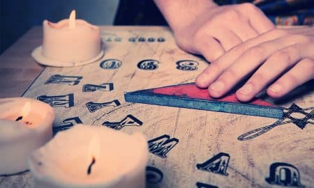 Ouija Board By Candle