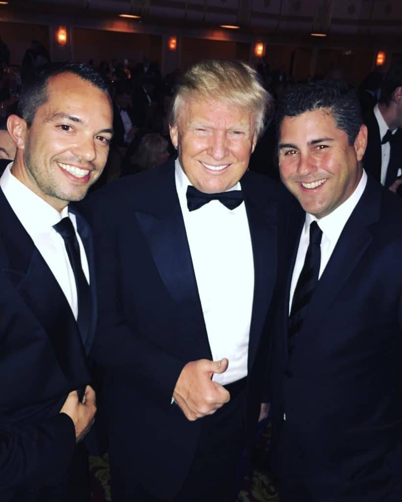 Bill White and Bryan Eure with President Trump