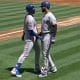Baseball Players Celebrate Home Run With Frisky Handshake