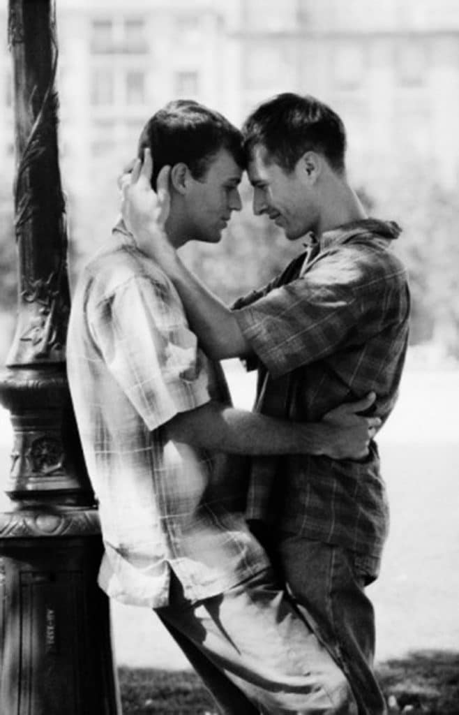 vintage gay men lovers portraits