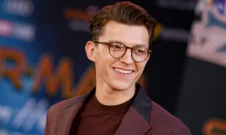 Tom Holland on the red carpet at 'Spider-Man Far From Home'