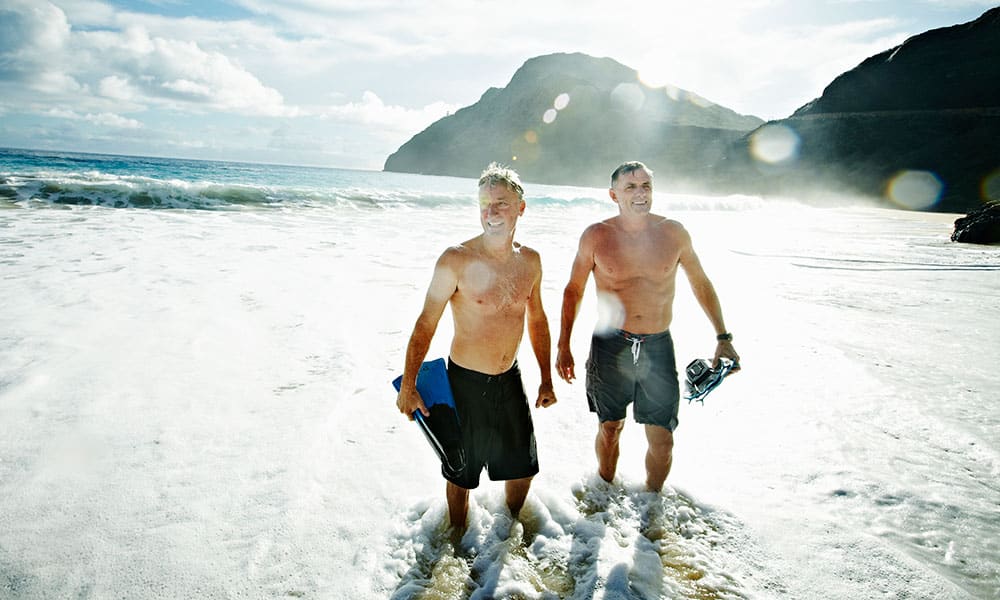 Two men in Maui